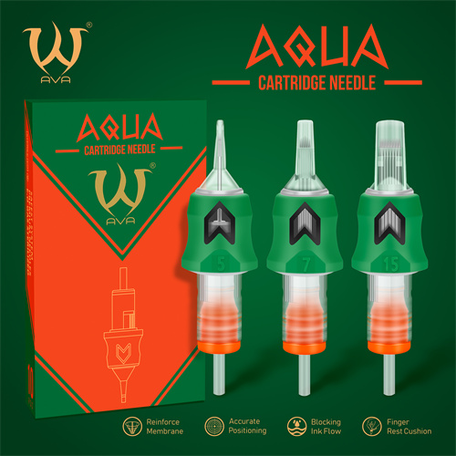 AVA AQUA Cartridge needles with Silcone cover 12 (0.35mm) RS